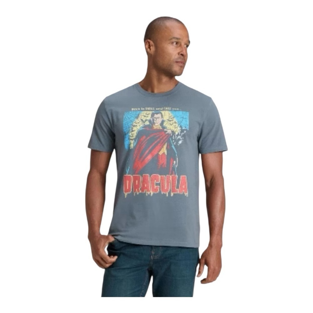NWT Goodfellow&Co Dracula Graphic Tee - Gray M